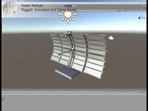 moduł radarowy Model 3D