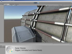 moduł radarowy Model 3D