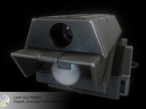 laser module Modèle 3D