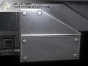 modulo laser Modello 3D