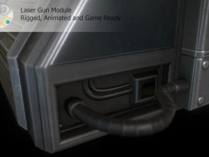 modulo laser Modello 3D