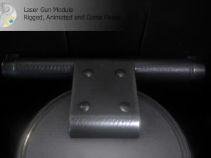 modulo laser Modello 3D