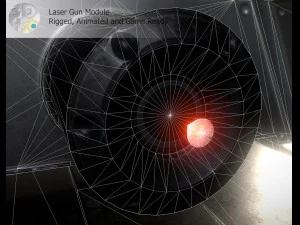 modulo laser Modello 3D