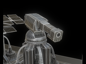 futuristic tower set 3D Модель