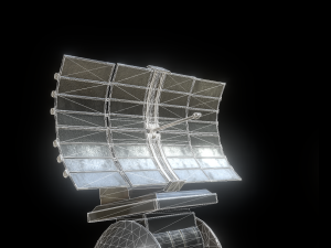 futuristic tower set 3D Модель