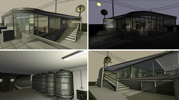 bge building 3D Model .c4d .max .obj .3ds .fbx .stl .blend 