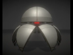 sphere bot with animations 3D Model