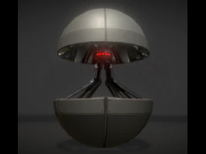 sphere bot with animations 3D Model
