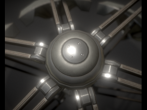 sphere bot with animations Modelo 3D