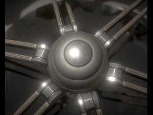 sphere bot with animations 3D Model