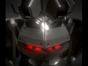 sphere bot with animations 3D Model