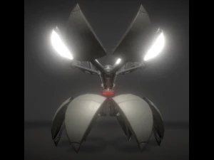 sphere bot with animations 3D Model