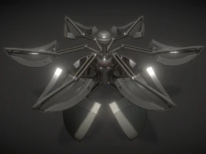sphere bot with animations 3D Model