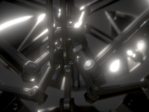 sphere bot with animations Modelo 3D