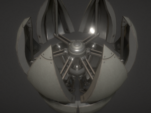 sphere bot with animations Modelo 3D