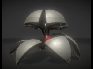 sphere bot with animations 3D Model