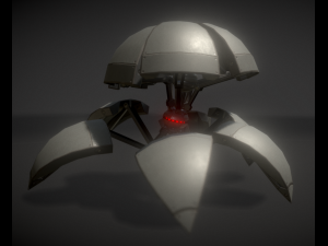 sphere bot with animations Modelo 3D