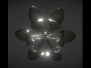 sphere bot with animations 3D Model