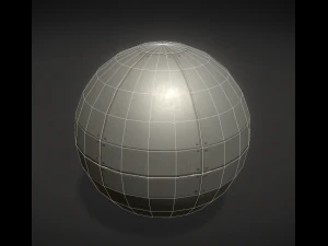 sphere bot with animations 3D Model