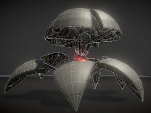 sphere bot with animations Modelo 3D