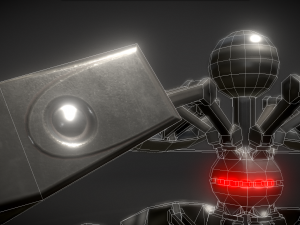 sphere bot with animations Modelo 3D