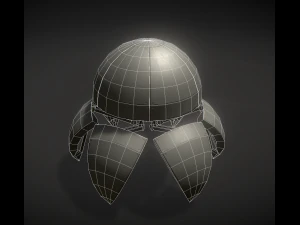 sphere bot with animations 3D Model