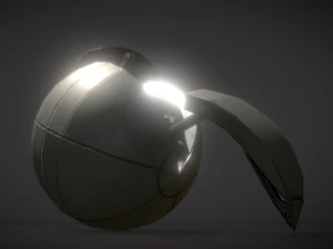 sphere bot with animations 3D Model