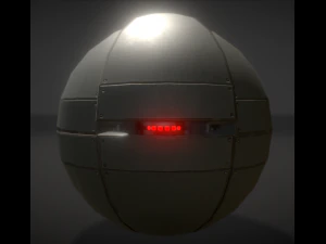 sphere bot with animations 3D Model