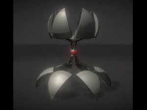 sphere bot with animations 3D Model
