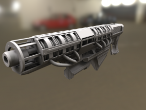 rail high poly version Model 3D