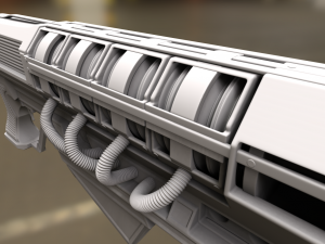 rail high poly version Modelo 3D