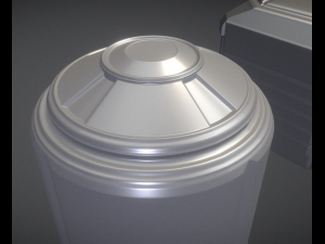 sci-fi props high poly version Model 3D