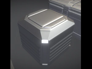 sci-fi props high poly version 3D Model