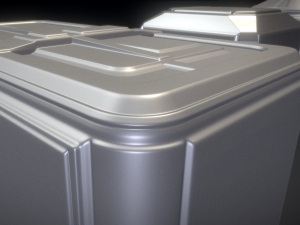 sci-fi props high poly version Model 3D
