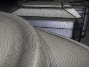 sci-fi props high poly version Model 3D