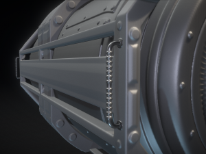 emergency backup generator high poly 3D 模型