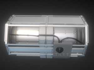 emergency backup generator high poly 3D 模型