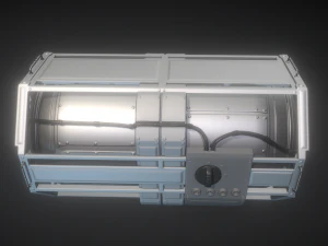 emergency backup generator high poly 3D Model