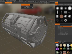 emergency backup generator high poly 3D Model