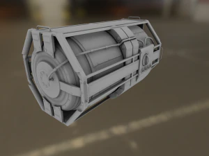 emergency backup generator high poly 3D Model