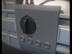 emergency backup generator high poly 3D 模型