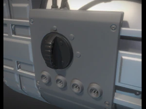 emergency backup generator high poly 3D Model