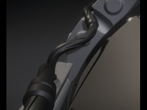 emergency backup generator high poly 3D 模型