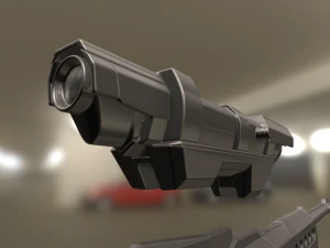 sniper rifle ksr-29 high poly version 3D Model