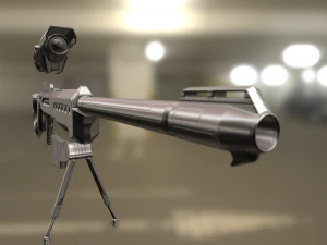 sniper rifle ksr-29 high poly version 3D Model