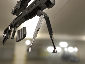 sniper rifle ksr-29 high poly version 3D Model