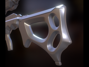 sniper rifle ksr-29 high poly version 3D-Modell