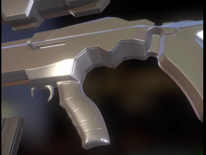 sniper rifle ksr-29 high poly version 3D Model