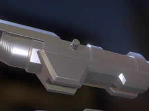 sniper rifle ksr-29 high poly version 3D Model