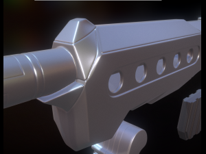 sniper rifle ksr-29 high poly version 3D-Modell